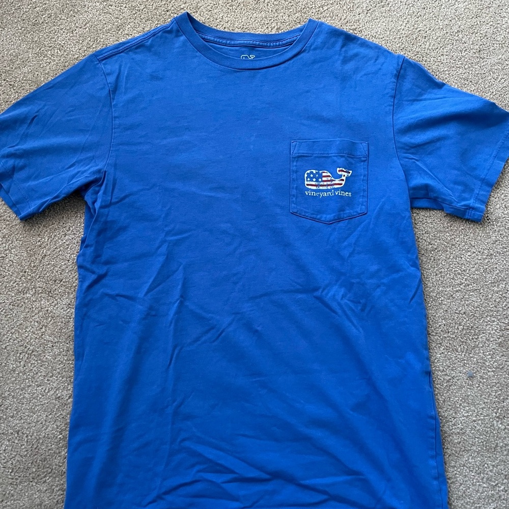 Vineyard Vines Men's Blue T-Shirt